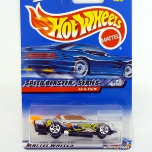 Hot Wheels At-A-Tude #038 Speed Blaster Series 2 of 4 Silver Die-Cast Car 2000